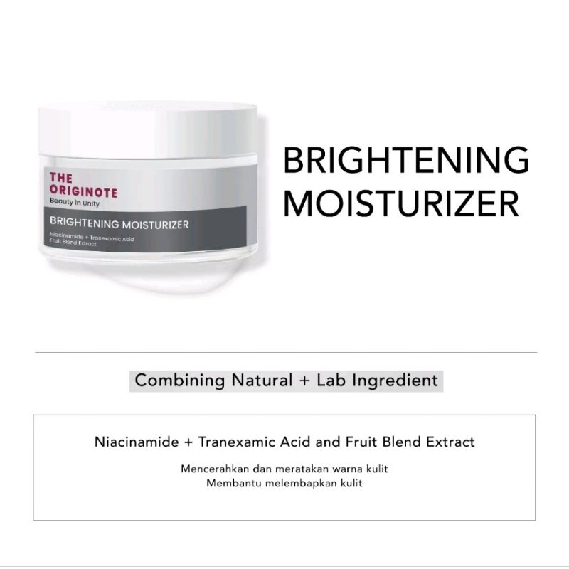 (2 PCS )THE ORIGINOTE BRIGHTENING MOISTURIZER