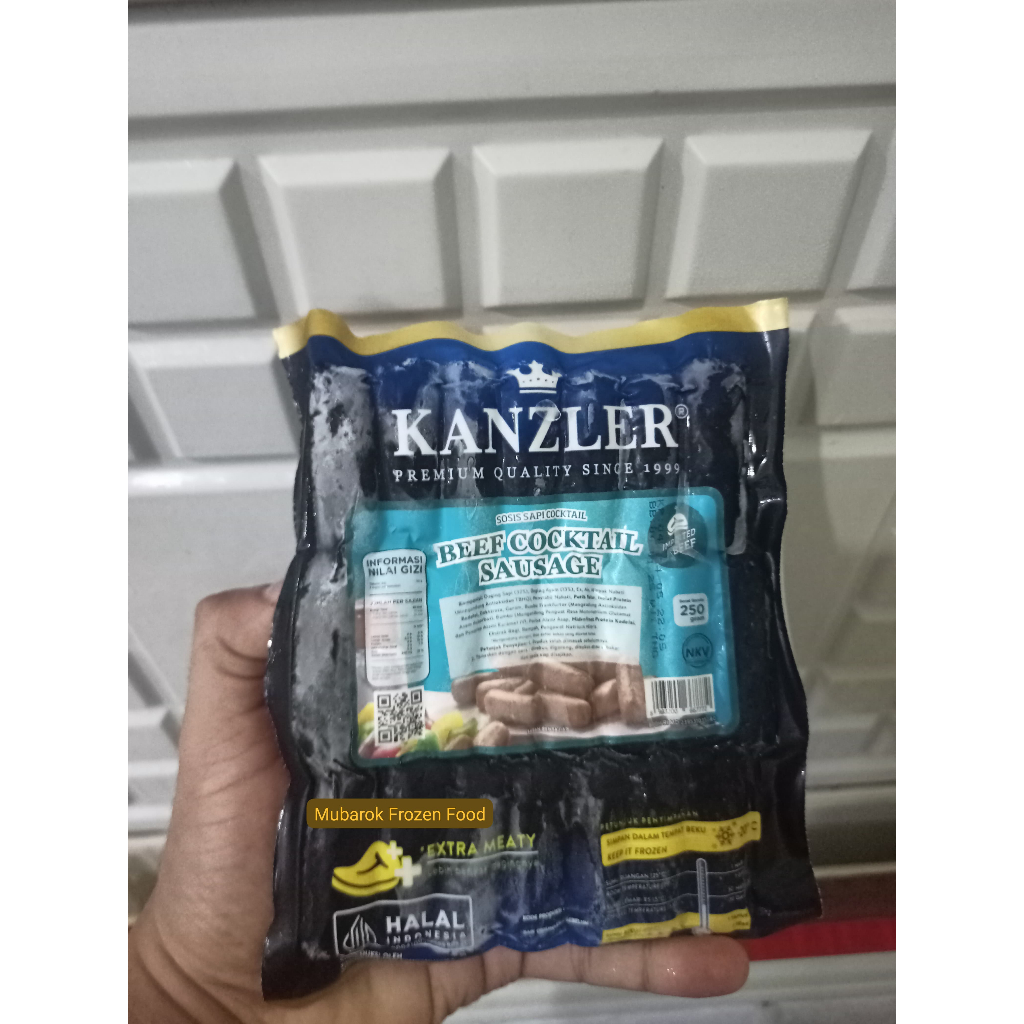 

Kanzler Beef Cocktail Sausage Sosis 250 gr