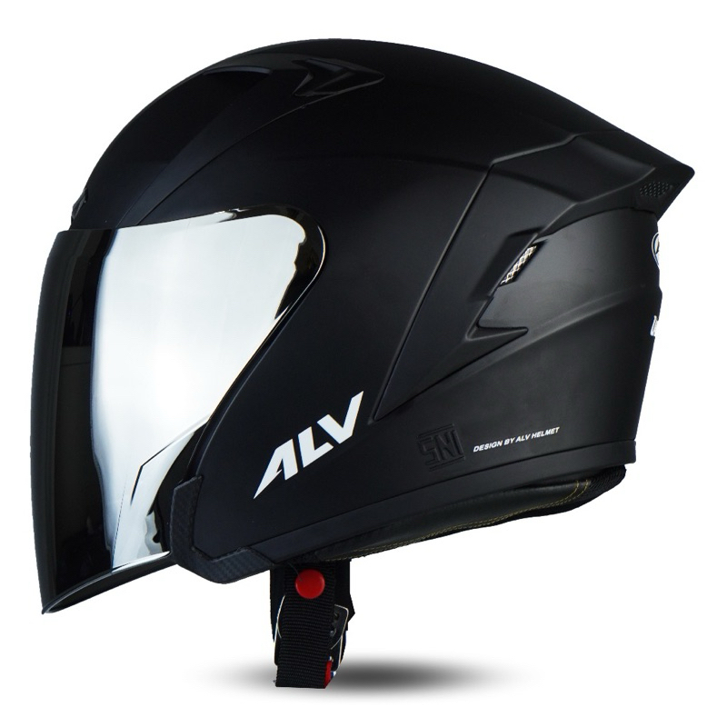 Helm alv ultron visor bening dan silver