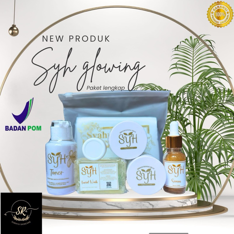 paket lengkap SYR glowing BPOM original