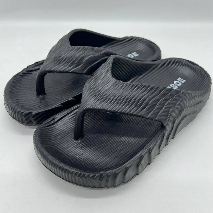 Irsoe 382 Sandal Anak Laki-Laki Sandal Jepit Karet Pria Remaja Dewasa Hitam Polos Merek Irose Size 3