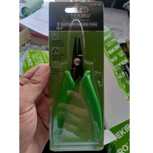 Tang Lancip Flat Elektronik TEKIRO kecil 5 inch PL-EF1452