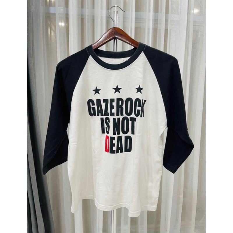 Kaos Raglan unisex Gazerock is not dead Tshirt unisex