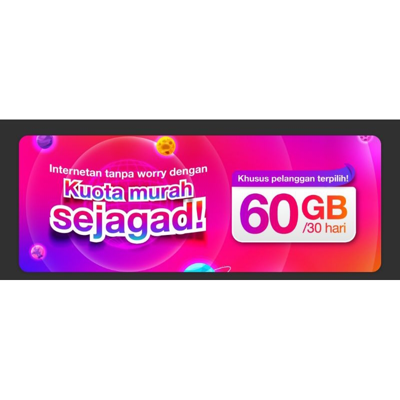 Kartu tri Sakti 60gb 30rb 40rb(Super+permanen