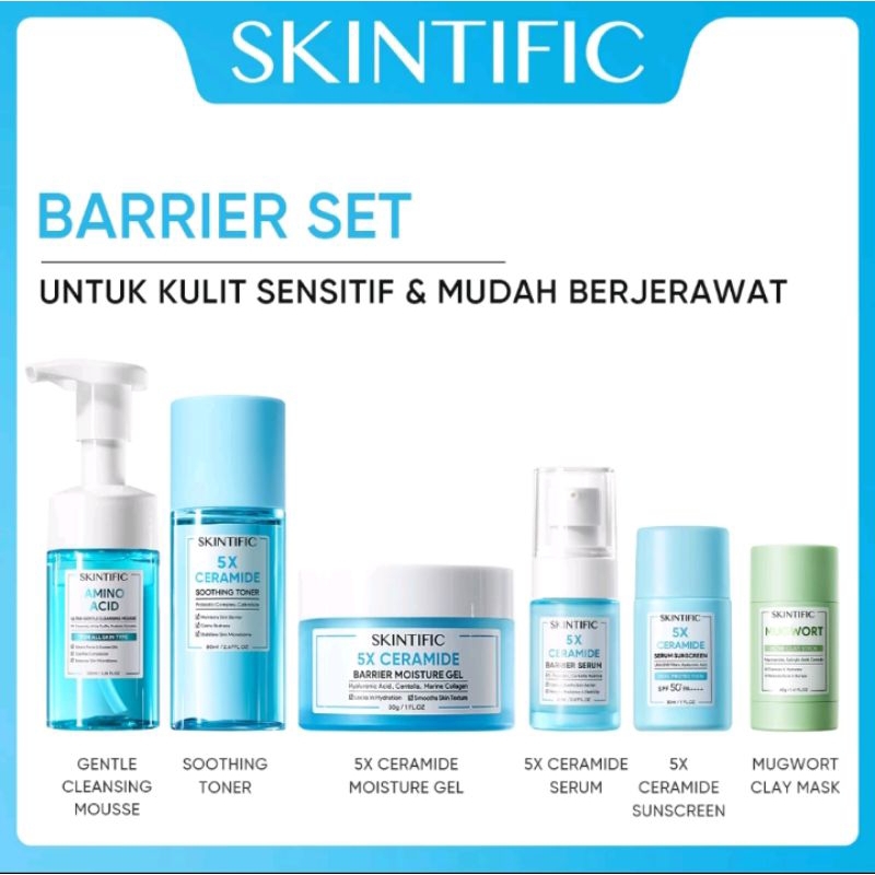 SKINTIFIC full set SKINCARE 6pcs