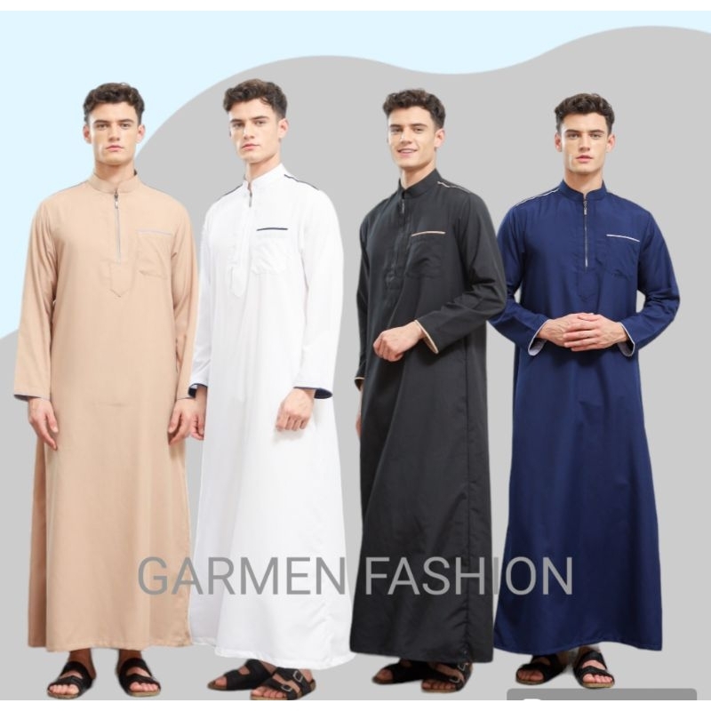 Gamis arizal bahan toyobo/jubah pria/baju muslim kekinian