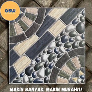 Keramik 40x40 Kasar Timbul Kualitas 1 Grade A Keramik Garasi Keramik Kamar Mandi Keramik Kasar Gaia