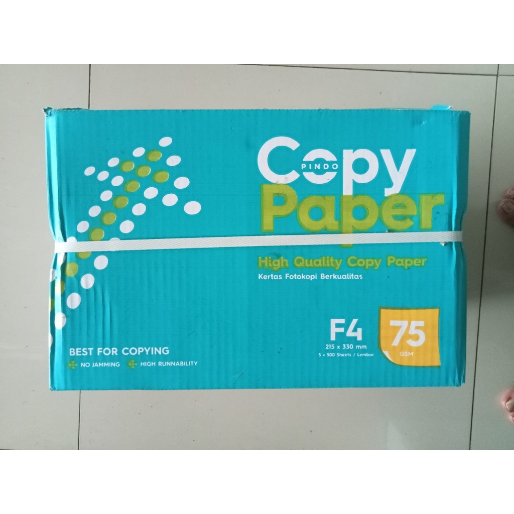 

(KHUSUS INSTANT) Copy Paper Kertas HVS F4 75gsm Termurah Per Dus