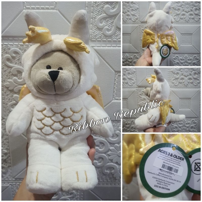 St*rbucks Bearista Boneka Beruang Original Import Thailand Dragon Chinese New Year Edition Edisi Nag