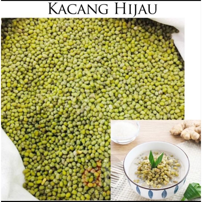 

1 bks kacang ijo bubur 1 kg