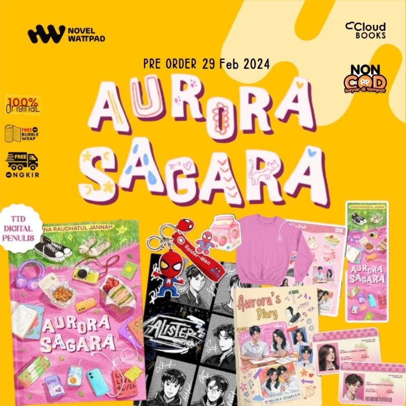 Novel Aurora Sagara - Ghina Raudhatul Jannah
