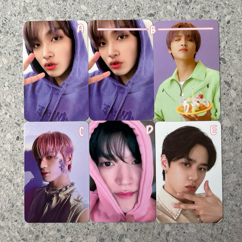 HAECHAN TAEYONG KUN PHOTOCARD PC NCT DREAM 127 WAYV HOODIE UNGU PHOTOPACK SEASON GREETING 2021 SG21 
