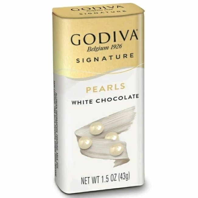 

GODIVA Signature Pearls White Chocolate 43g