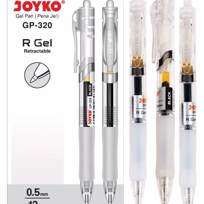 

KP8 Pulpen Gel Joyko Gp32 R Gel 5mm 1pak12pcs