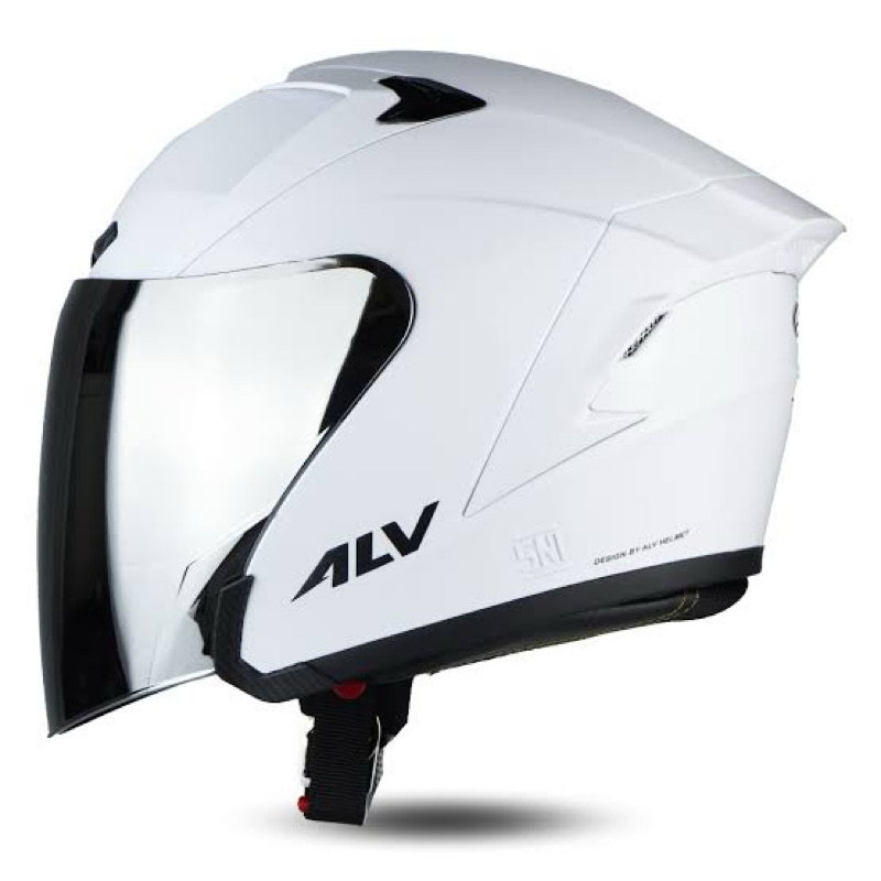 Helm alv ultron visor bening dan silver