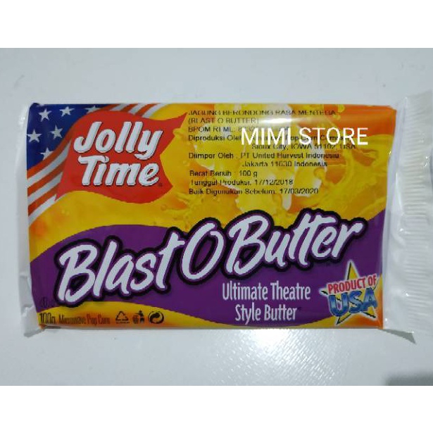 

Ready POP CORN JOLLY TIME RASA BLAST O BUTTER E4