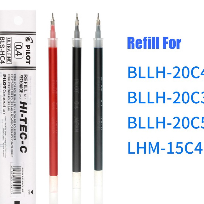 

KF7 REFILL ISI Pen Pilot HiTec 25 3 dan 4 HitamBiru per 1 refill