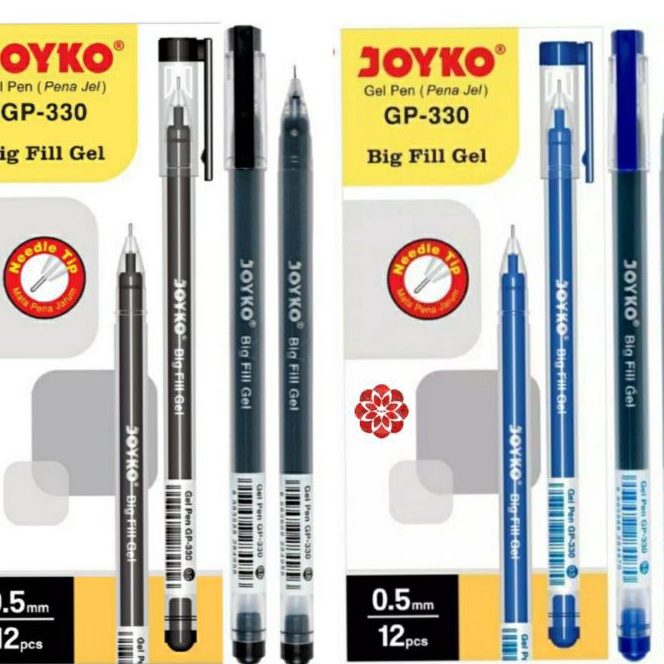 

Tawaran Pulpen Gel Joyko Big Fill Gel GP33 1 Lusin