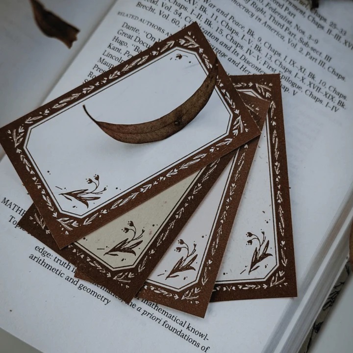 

Meow Illustration Letterpress Memo Pad - Maple