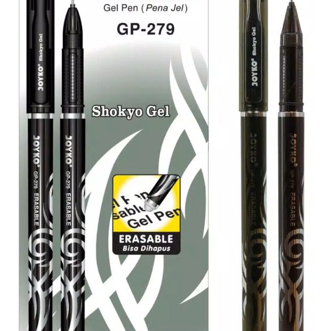 

Terjangkau Pulpen Gel Joyko SHOKYO GP 279 Bisa Dihapus 1 Lusin