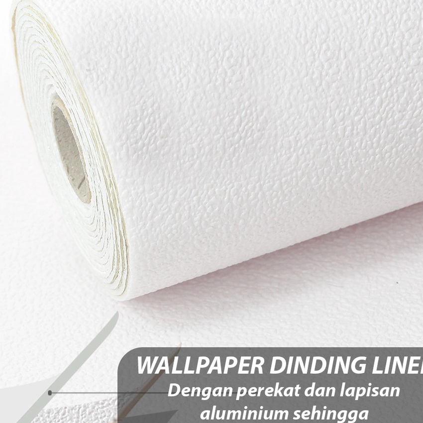 KI3 Wallpaper Dinding Linen Roll Walpaper Dinding Stiker Dekorasi Kamar Kelas atas  NEW