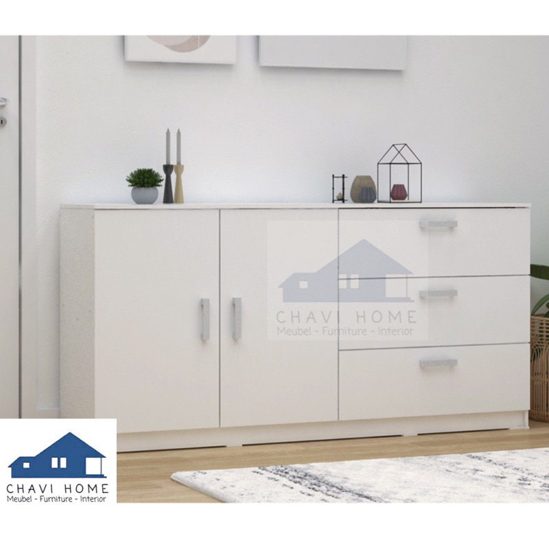 KHUSUS KARGO LUAR SURABAYA Sideboard serbaguna meja tv lemari pendek serbaguna alba baz pira