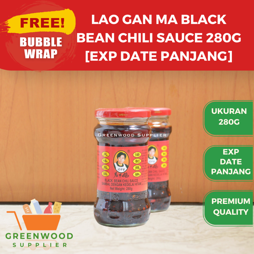 

Laoganma / Lao Gan Ma Black Bean Chili Sauce -280G [PREMIUM SEASONING]