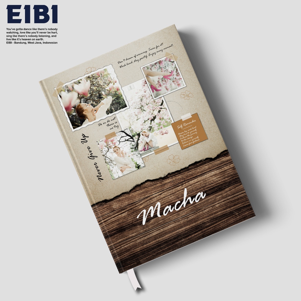 

Eibibook Buku Tulis Notebook Hardcover Custom Nama Foto Tulisan Aesthetic