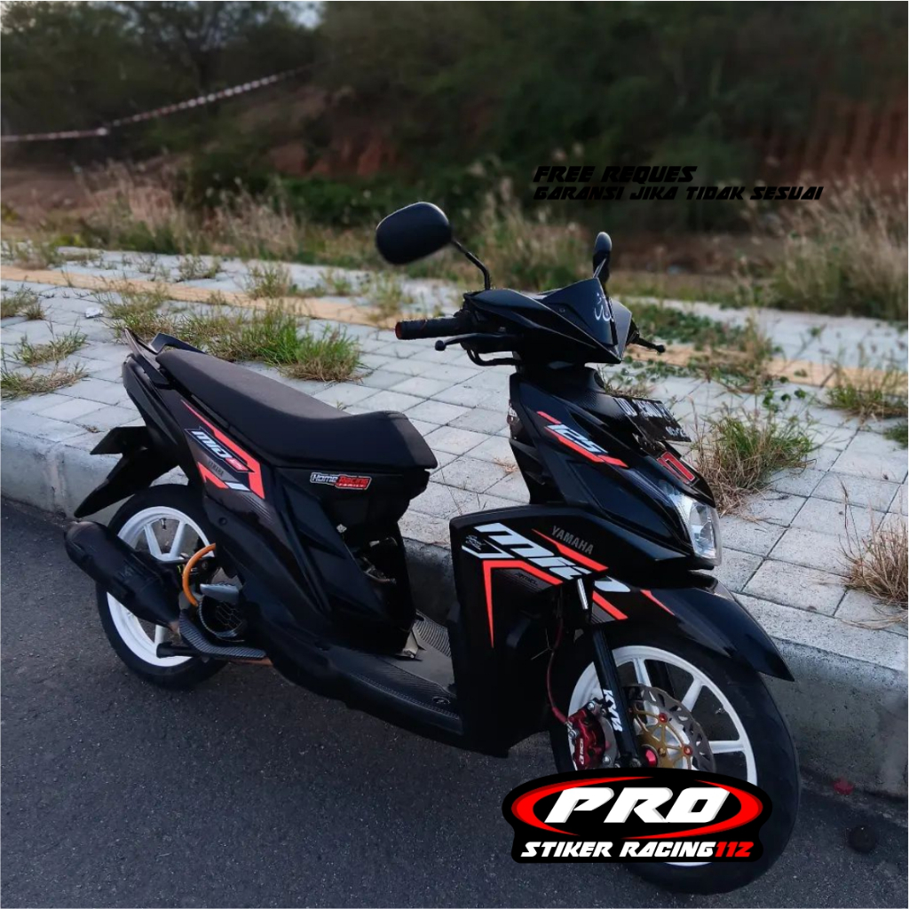 Sticker Striping Mio M3 Mio Z Mio 125 Keren Terbaru - Decal Stiker Setriping Variasi List Motor FREE