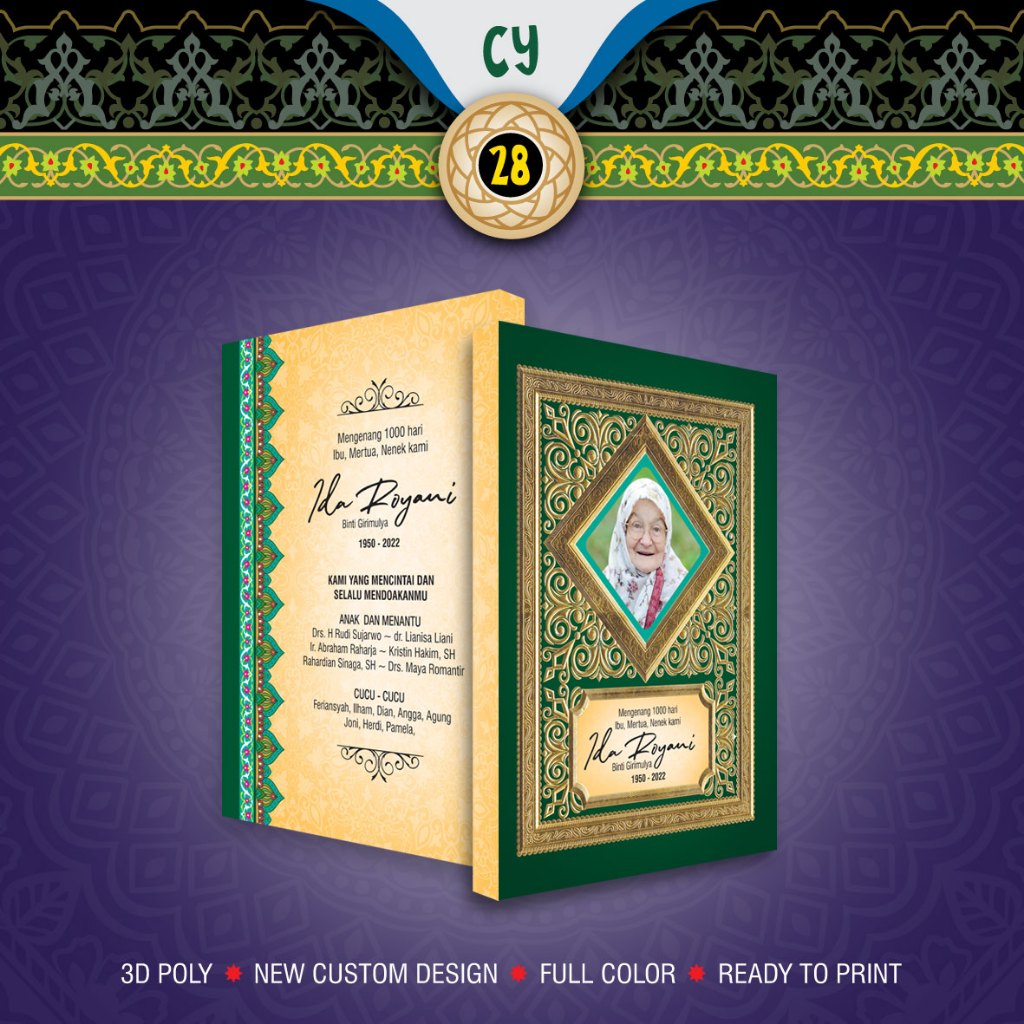 Cover Buku Yasin CY 28