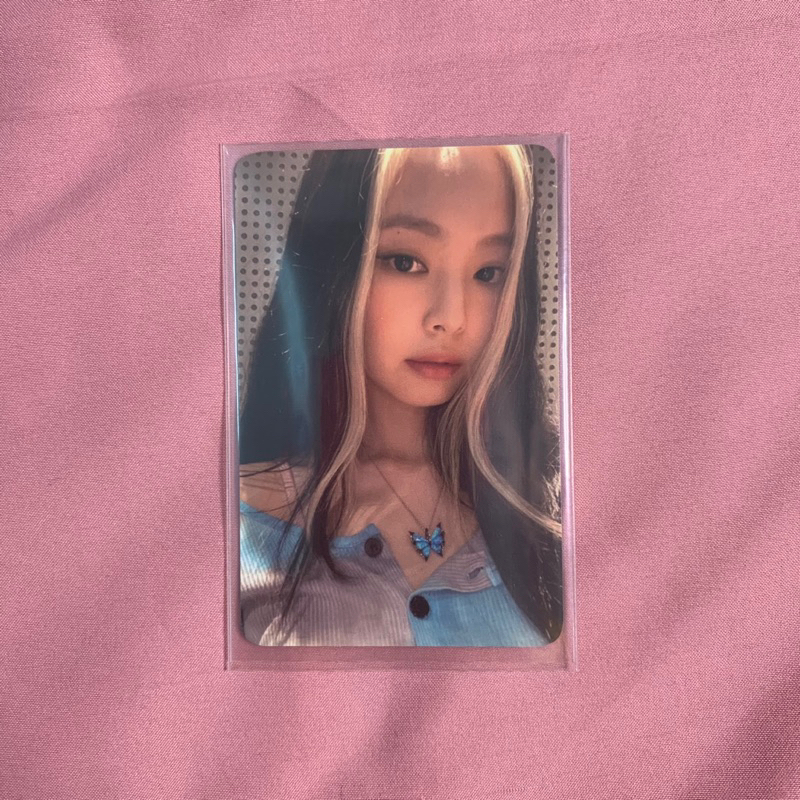 jennie butterfly photocard polaroid nabi blackpink official the album with blackpink japan benefit m
