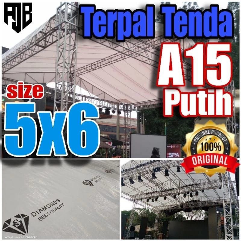 Terpal korea A15 ukuran 5x6 Terpal Tenda