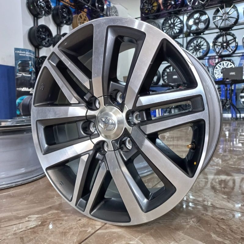 1 SET VELG COPOTAN FORTUNER VRZ 4PCS | VELG ORI STANDAR FORTUNER R18