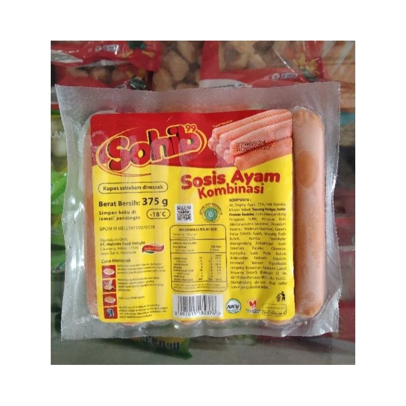 

sohib sosis ayam kombinasi 375 gram