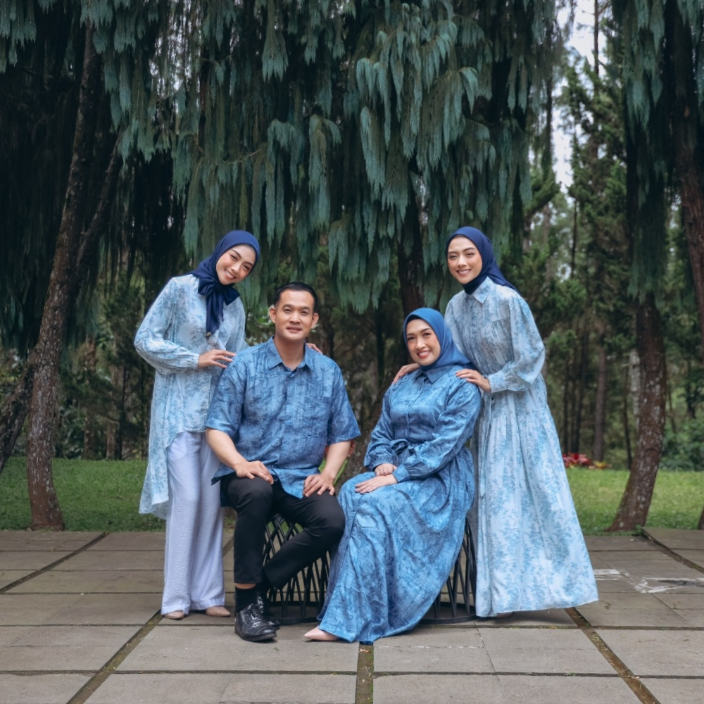 Umama Scarf - Sarimbit Ramadhan Fitri RAFI Baju Muslim Keluarga Terbaru Series Shafi