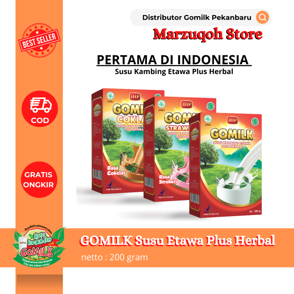 

Gomilk Susu Kambing Etawa Plus Herbal