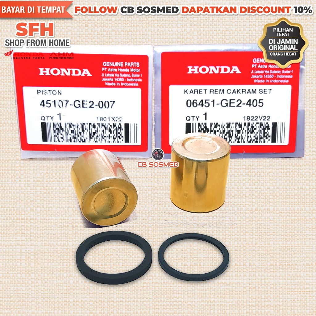 Piston Kaliper Depan TIGER REVO Oring Seal Piston Kaliper Depan Tiger REVOLUTION TIREV Original Hond