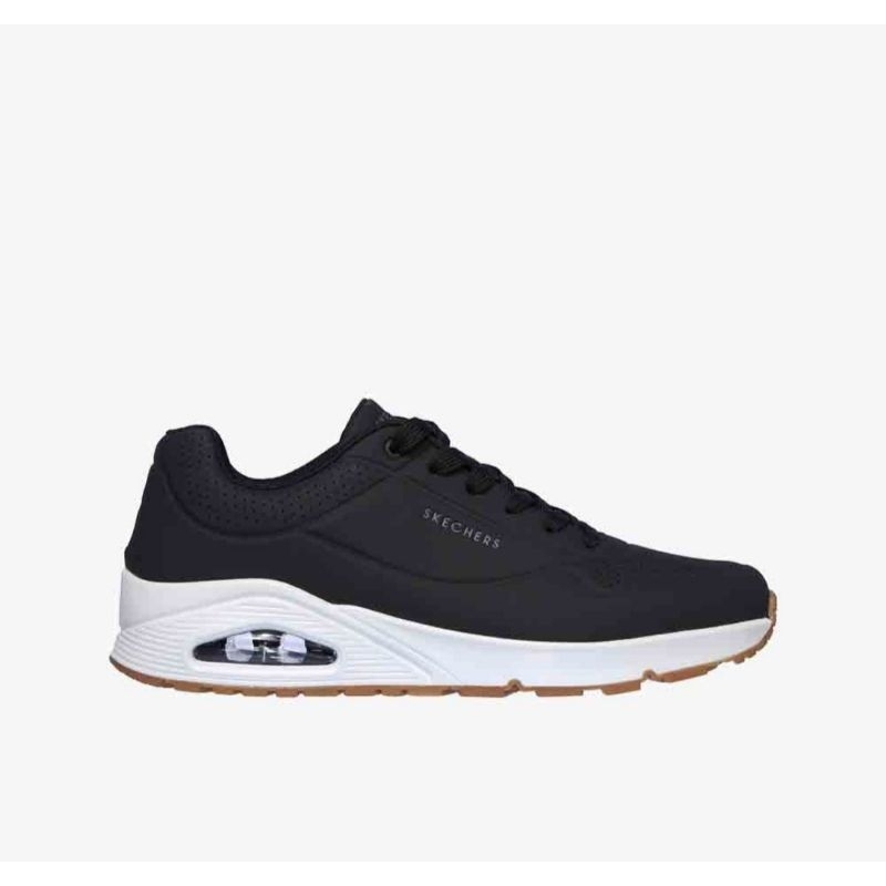 Sepatu Sneakers Pria Skechers Uno (ORIGINAL100%)SKE52458BLK