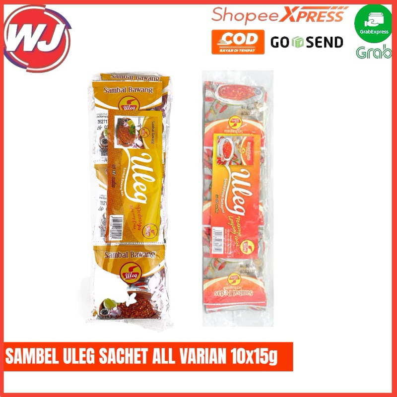SAMBAL ULEG SACHET ALL VARIAN @6pcs