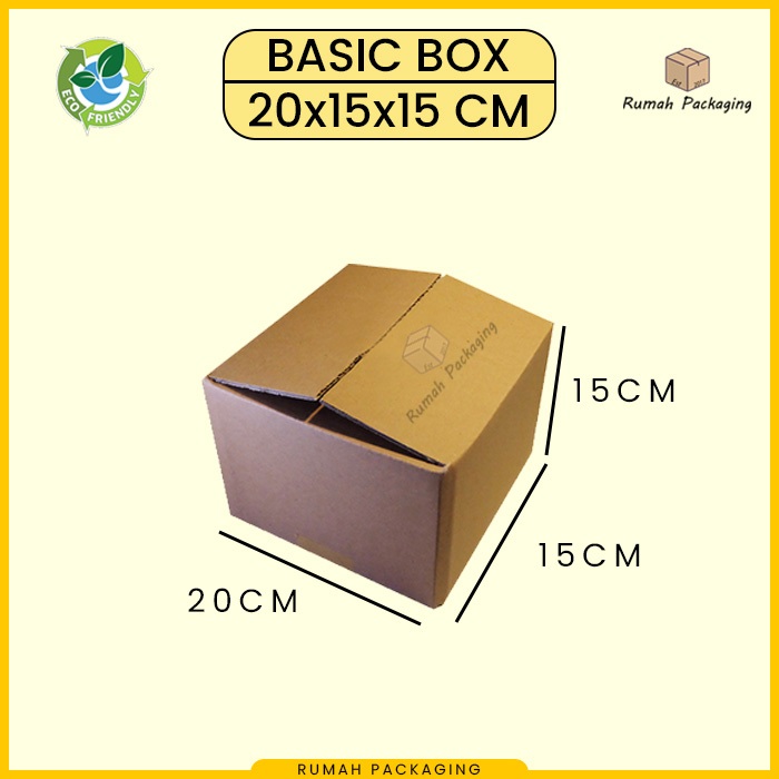 

Kardus / Karton Box Packing Polos 20x15x15 cm