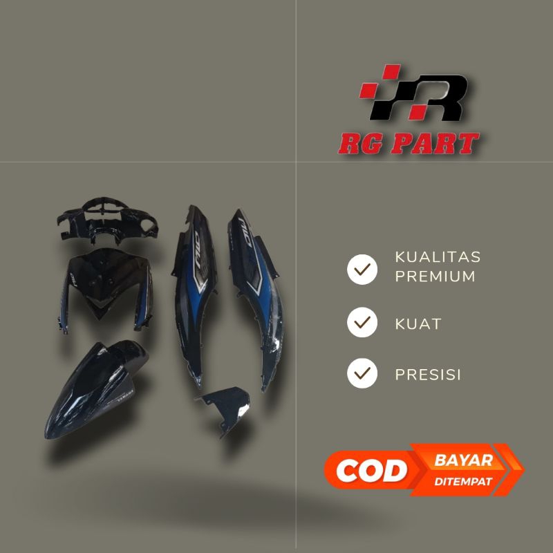 Full Body Halus Mio GT hitam 2013 2014