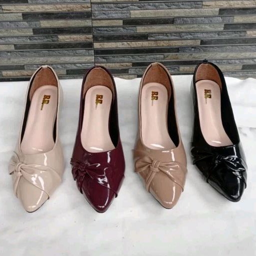 sepatu sandal  wanita fantopel 3cm ukuran jumbo 37-45// sandal sepatu big size