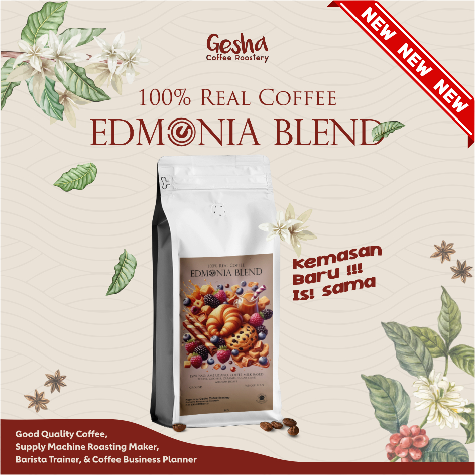 

Edmonia Special Houseblend - ESPRESSO BASED - 30%Arabica : 70%Robusta