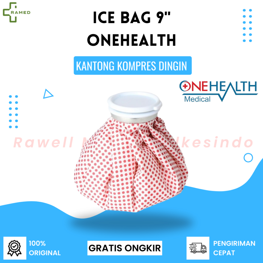 Ice Bag 9 Inch Onehealth / Kantong Kompres Dingin / Buli Buli Kantong Es