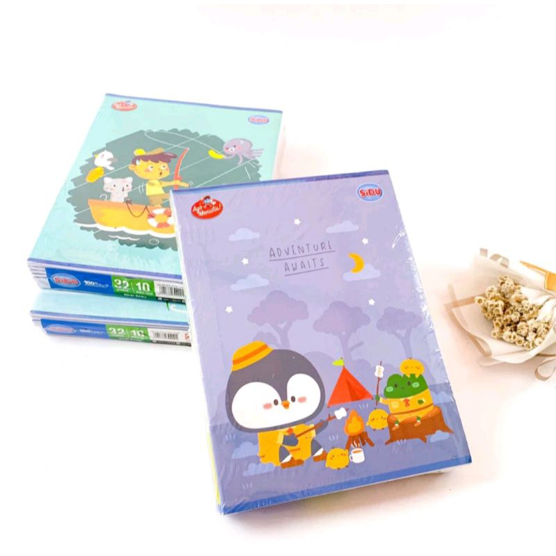 

1 Pack Buku tulis Sidu 32 Lembar 10 Buku
