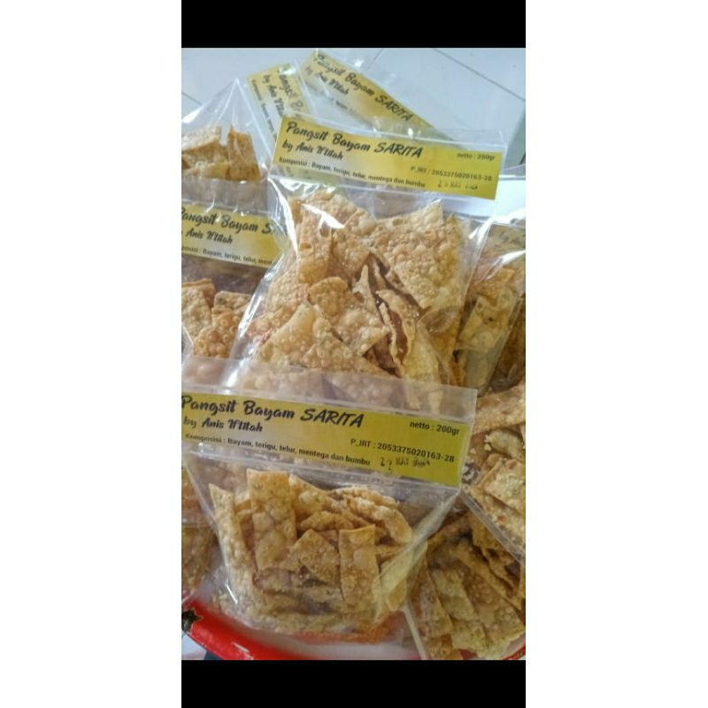 

SARITA snack kerupuk pangsit megeli 200gr