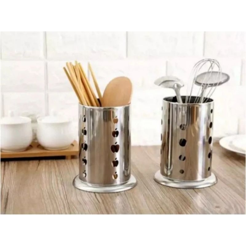 tempat sendok stainless