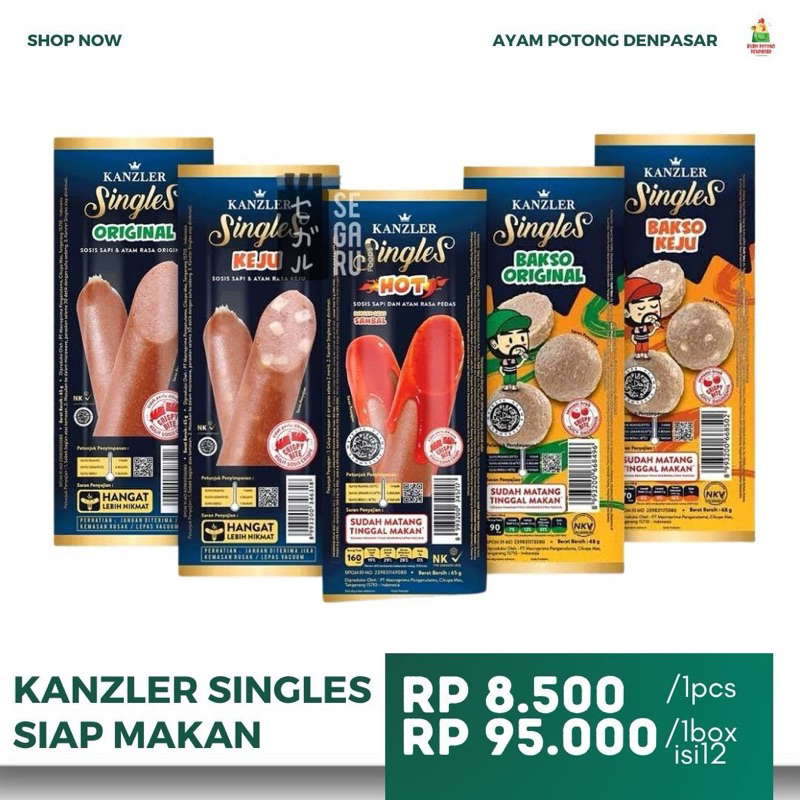 

KANZLER SINGLES SOSIS ghochujang