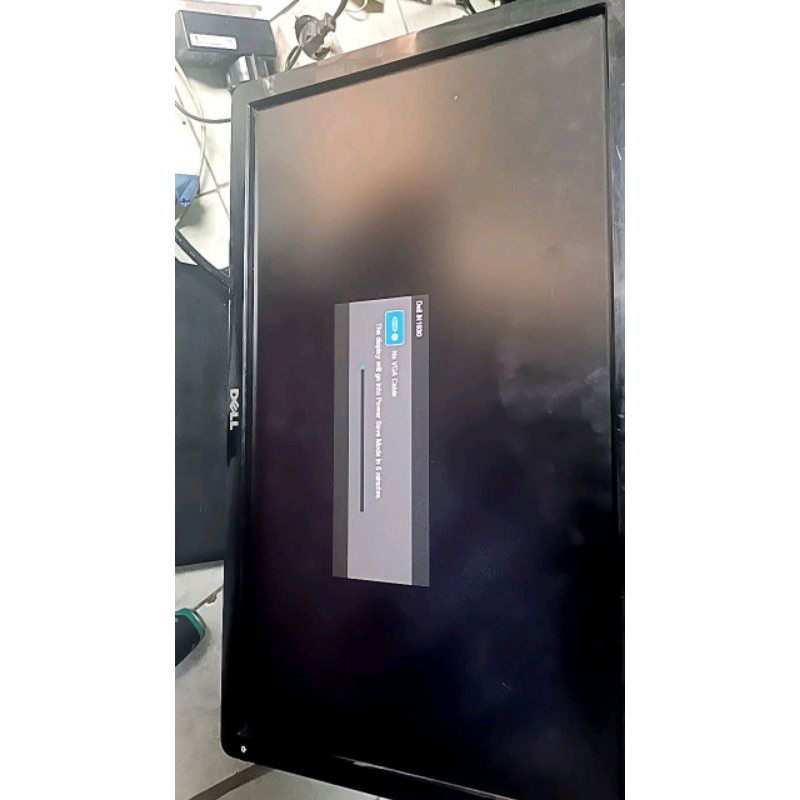 monitor komputer dell 19 minus plus kabel