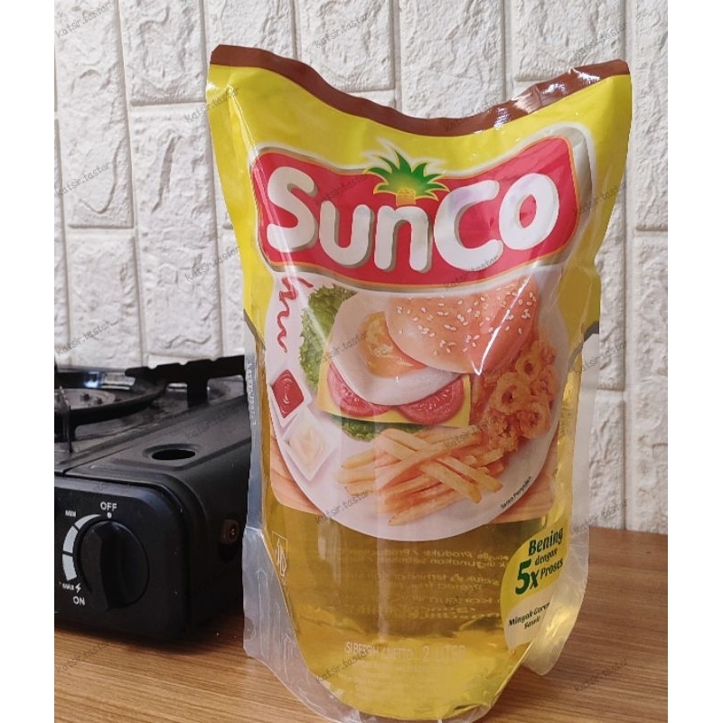 

Minyak Goreng SunCo 2Liter | Minyak Kelapa Sawit Kemasan Pouch 2L Termurah